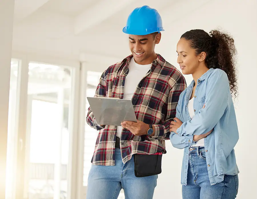 contractor and homeowner